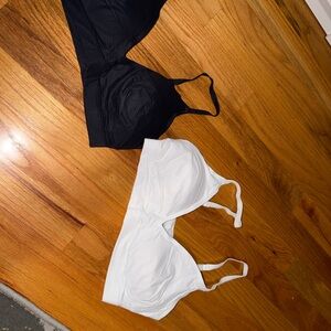 Abercrombie & Fitch Black and White Bra Set